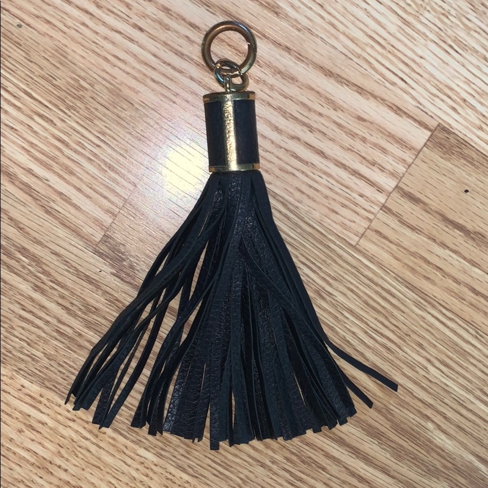 Michael Kors Black Tassle Keychain